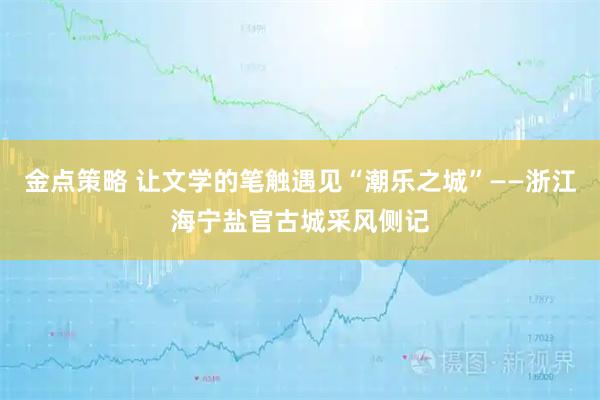 金点策略 让文学的笔触遇见“潮乐之城”——浙江海宁盐官古城采风侧记