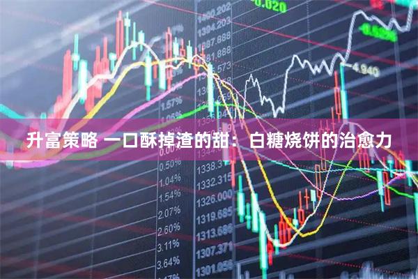 升富策略 一口酥掉渣的甜：白糖烧饼的治愈力