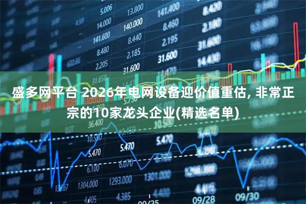 盛多网平台 2026年电网设备迎价值重估, 非常正宗的10家龙头企业(精选名单)